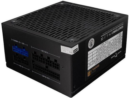 White Shark 750W Black Computer Power Supply Full Modular 80 Plus Gold (GPSU-750W)