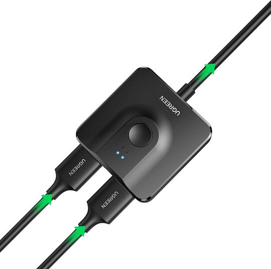 HDMI Превключвател Двуупосочен 2 Позиции Ugreen Cm311 70607 4K/60Hz 340637