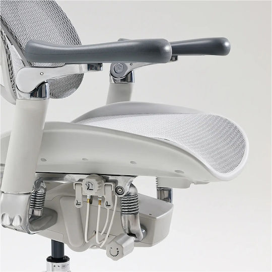 Sihoo Doro S300 Office Chair with Adjustable Arms Off White