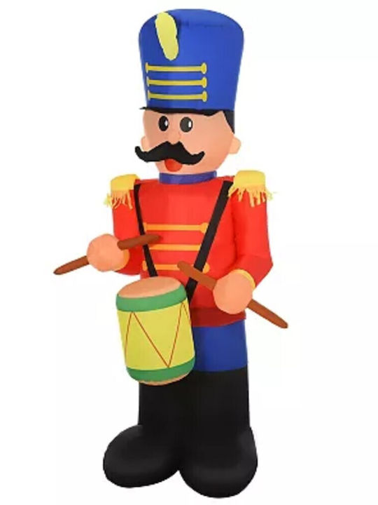 Umflat Nutcracker de Crăciun din Plastic
