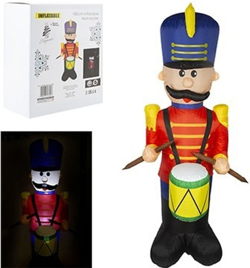 Inflatable Plastic Christmas Nutcracker Multicolour