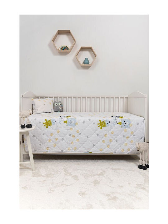 Naf Naf Little Zoo 301 White Κουβερλί Κουβερλί Σετ
