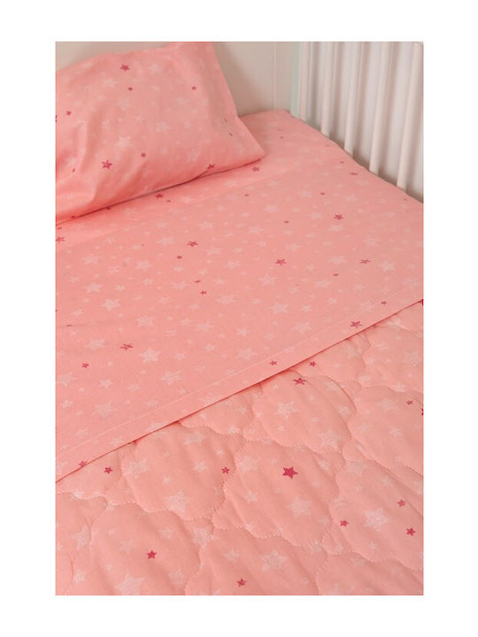 Naf Naf Little Hello Star 304 Pink Baby Quilts Set