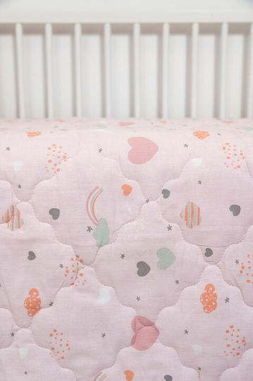 Naf Naf Little Hearts 302 Pink Baby Quilts Set