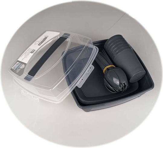 Plast Art Plastic Lunch Box 6pcs