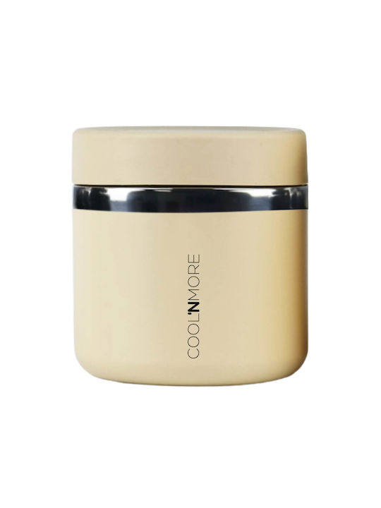 Cool'NMore Inox Thermo Lunch Box Beige 600ml
