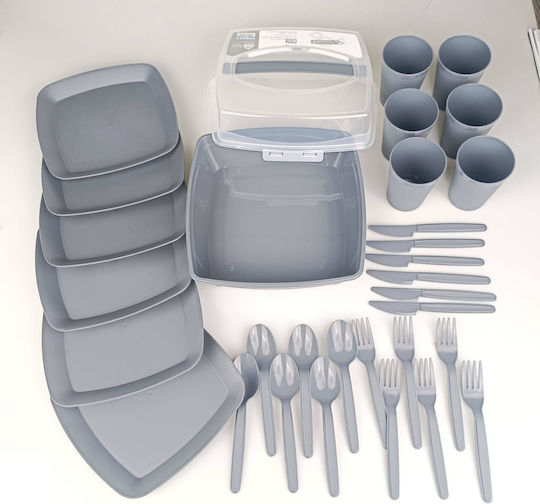 Plast Art Plastic Lunch Box 6pcs