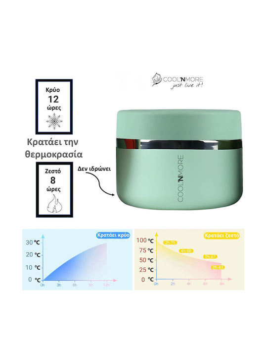 Cool'NMore Inox Thermo Lunch Box Green 350ml