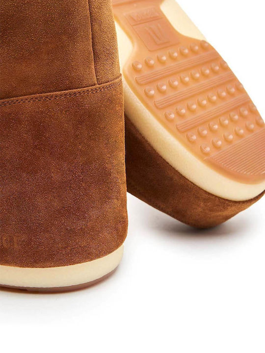 Wildleder Stiefeletten Damen Braun