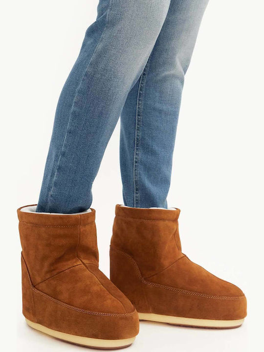 Wildleder Stiefeletten Damen Braun