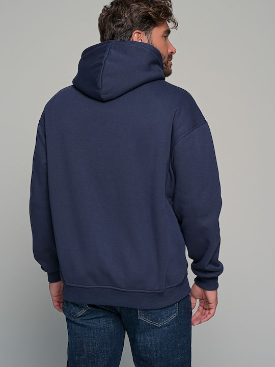 Daily Layer Sweatshirt with Hood Blue