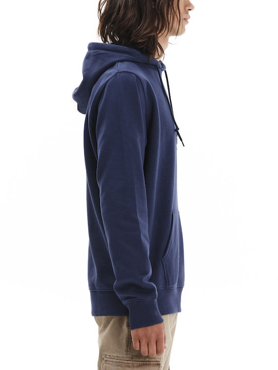 Sweatshirt mit Kapuze Navy Blau