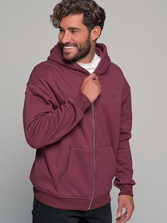 Daily Layer Суитшърт с Качулка Burgundy