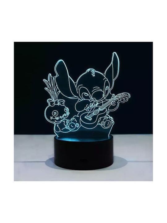 Lumini LED Lampă decorativă pentru copii Stitch 3εκ.