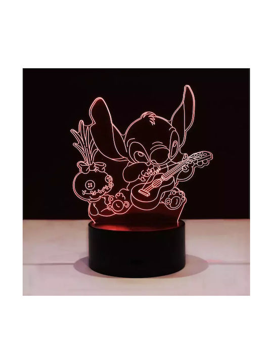 Lumini LED Lampă decorativă pentru copii Stitch 3εκ.