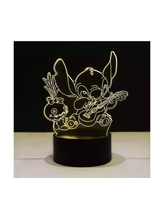 Lumini LED Lampă decorativă pentru copii Stitch 3εκ.