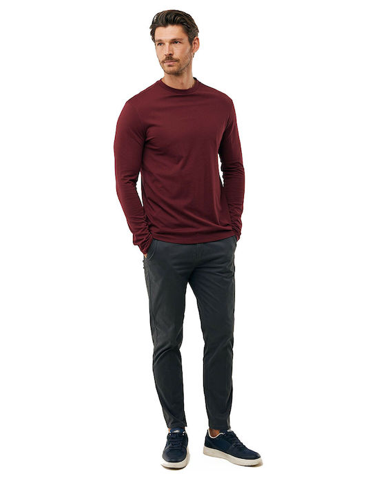 Chino Elastic Pants Dark Gray