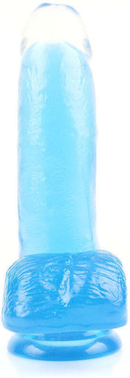 Chisa Novelties Ρεαλιστικό Dildo με Όρχεις και Βεντούζα Μπλε