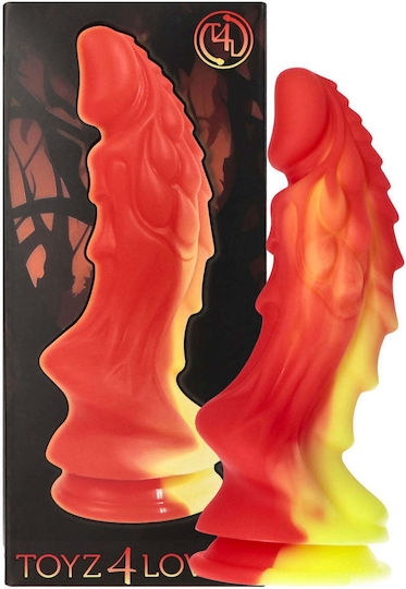 Toyz4lovers Ade Gode Ρεαλιστικό Dildo με Βεντούζα Κόκκινο