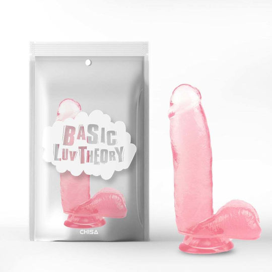 Chisa Novelties Realistic Dildo with Balls and Suction Cup Pink