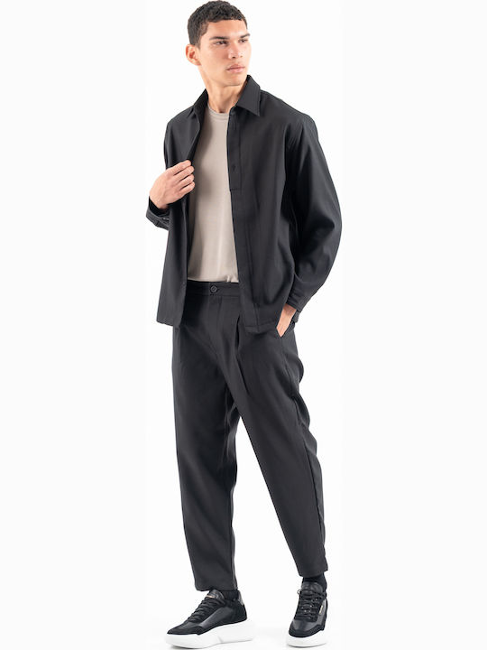 Μακρυμάνικo Overshirt Black