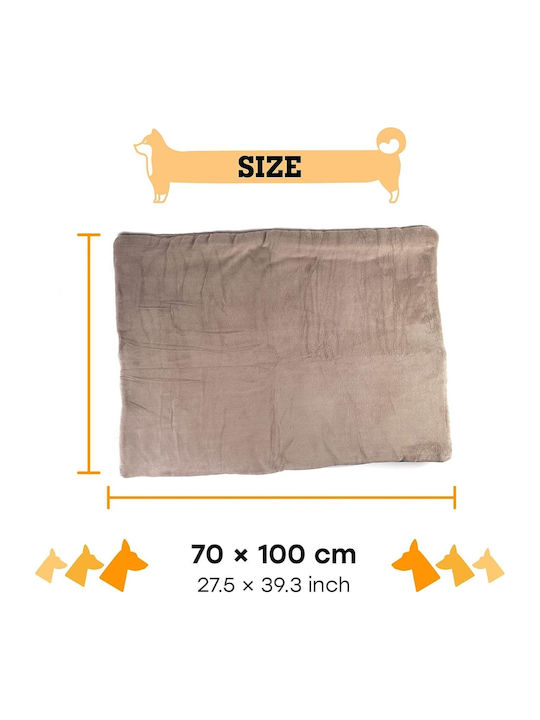 Μαξιλάρι Σκύλου Γκρι 60x45εκ.