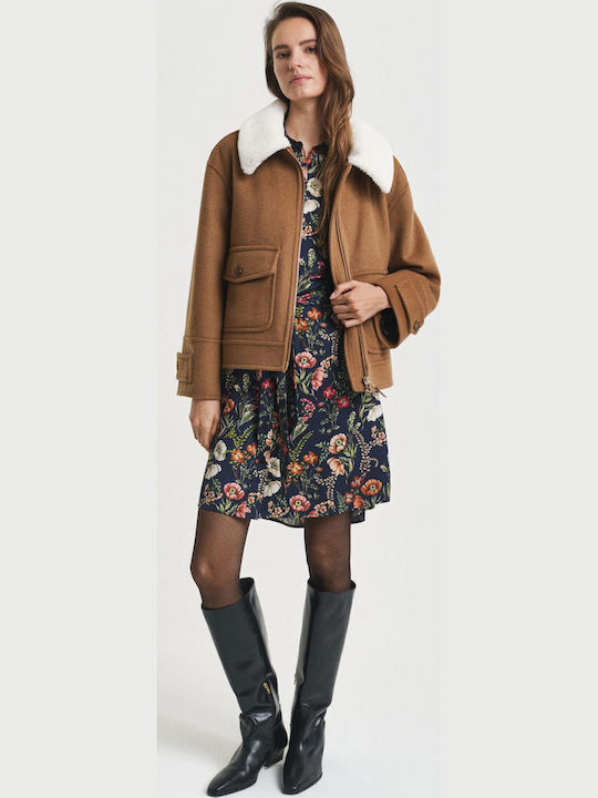 Mini Hemdkleid Dunkelblau