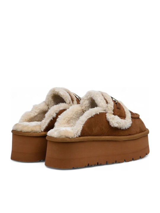 Winter Women's Slippers Brown