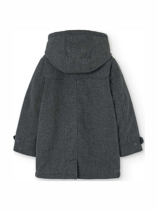 Kids' Coat Montgomery with Hood Gray