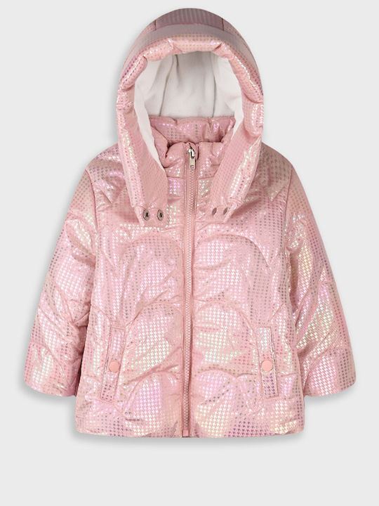 Kids' Casual Jacket with Hood Pink