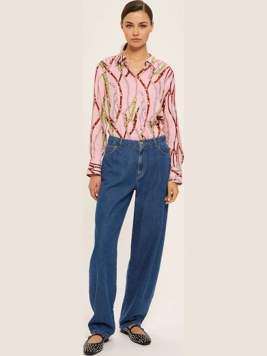 Women's Long Sleeve Shirt Pink