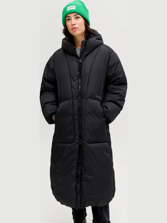 Γυναικείο Puffer Μπουφάν για Χειμώνα Black