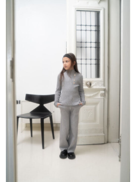 Kids' Set with Pants Winter 2pcs Gray