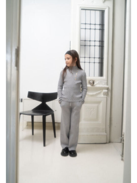 Kids' Set with Pants Winter 2pcs Gray
