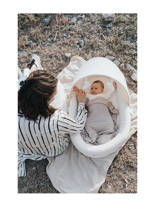 Bamboom Blanket Nursery Swaddling Blankets Knitted Brown 100x75cm