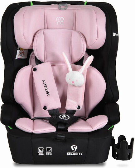 Moni Security Baby Car Seat i-Size with Isofix Baby Pink 9-36 kg
