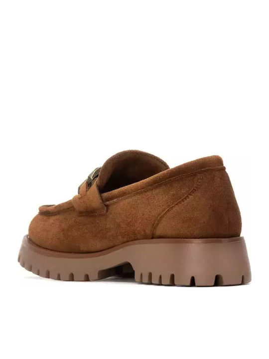 Women's Loafers in Brown Color