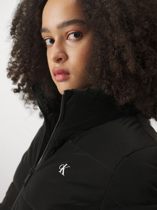 Women's Short Lifestyle Jacket for Winter Black