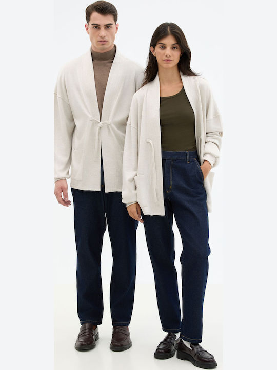 Herren Strickjacke Sand