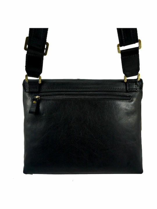 Leder Herrentasche Bote Schwarz