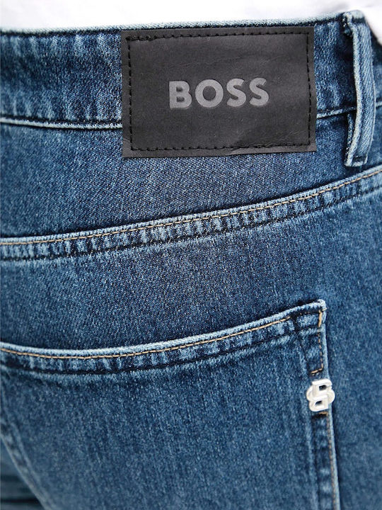 Men's Slim Fit Blue Jeans Pants