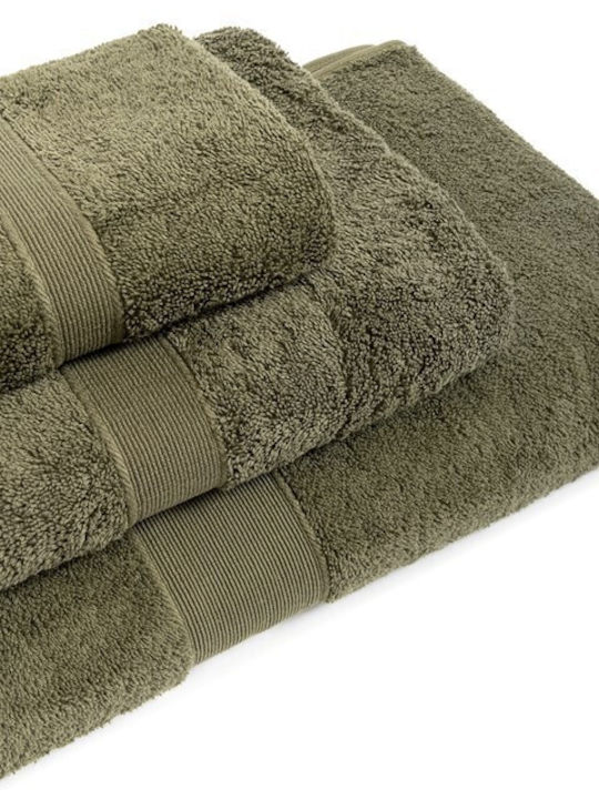 Naf Naf Prosop de mână 30x50cm. Olive Green