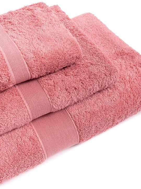 Naf Naf Face Towel 50x100cm Pink Weight 600gsm