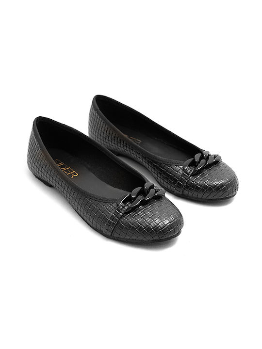 Damen Ballerinas in Schwarz Farbe
