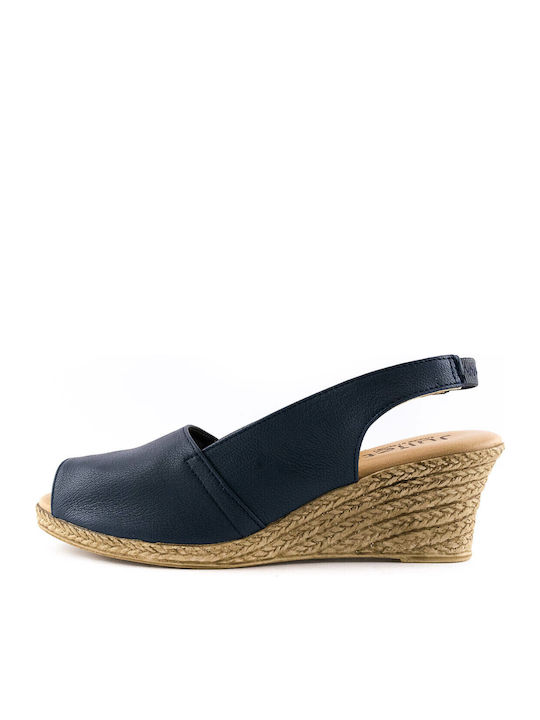 Damenplattformen Blau