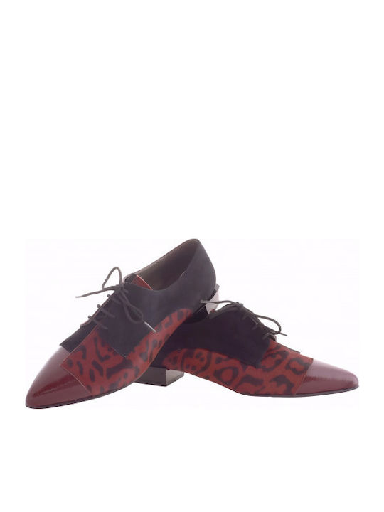Women's Oxford Shoes Burgundy