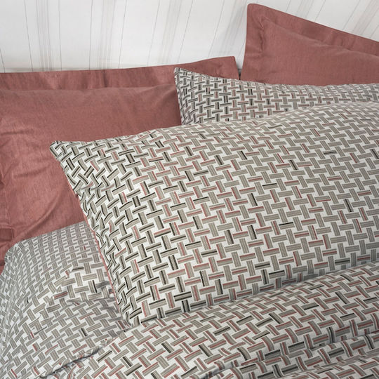 Cotton Box Set Double 200x220 Box 4 Red