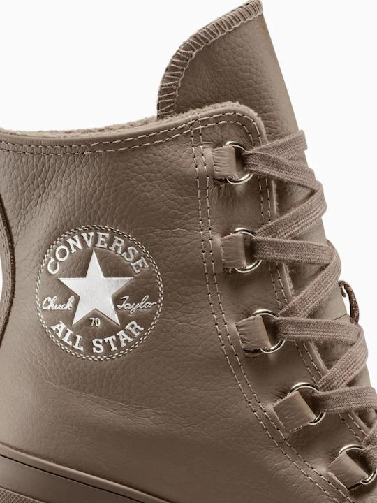Chuck 70 De Luxe Ghete De Damă De Piele Maro