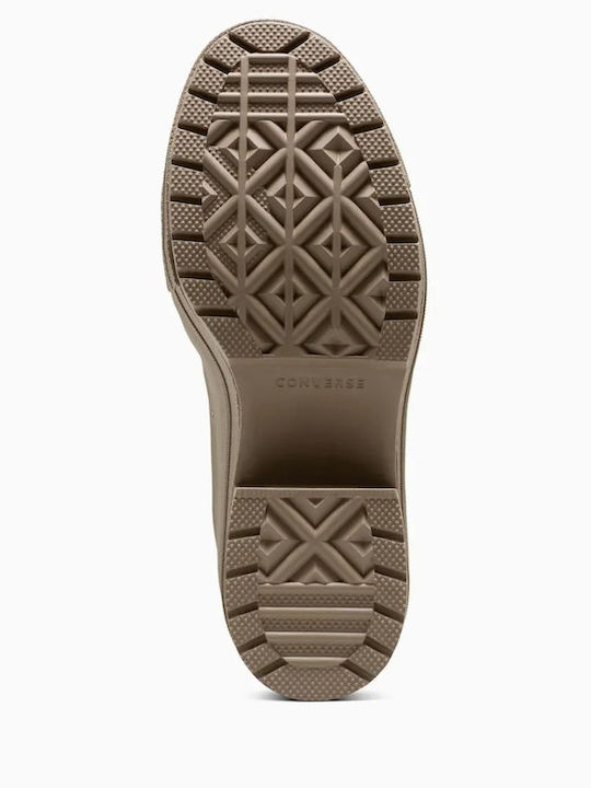 Chuck 70 De Luxe Ghete De Damă De Piele Maro