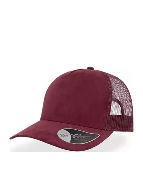 Atlantis Rapper Suede Pălărie Jockey Cod Rapper Suede Burgundy